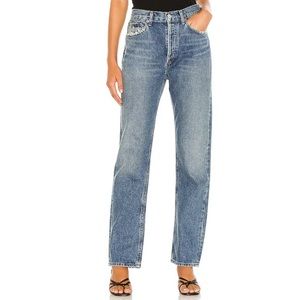 Agolde Lana Vintage Straight Jeans In Vignette